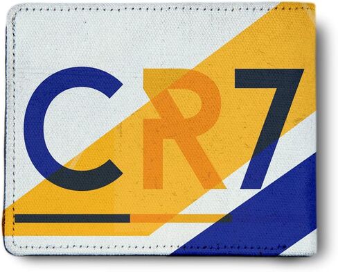 Cristiano Ronaldo CR7 Printed Pu Leather Wallet for Men's/Boy's, CR7 Action, Casual in Saudi Arabia