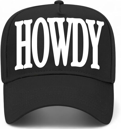 Howdy Serif V2 Vintage Trucker Hat | Premium Adjustable Snapback Baseball Hat for Men & Women in Saudi Arabia