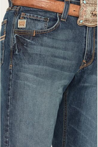 Cinch Men's Carter Relaxed Fit Jean, Medium Stone Wash, 32W x 32L in Saudi Arabia