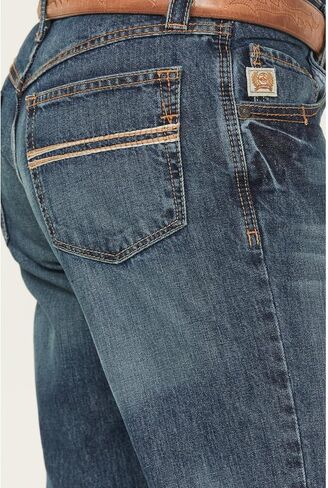 Cinch Men's Carter Relaxed Fit Jean, Medium Stone Wash, 32W x 32L in Saudi Arabia