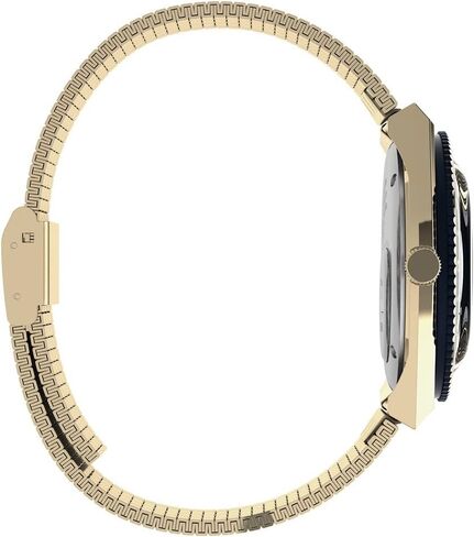 ساعة Timex التناظرية للرجال Q Reissue مع حزام من الفولاذ المقاوم للصدأ in Saudi Arabia