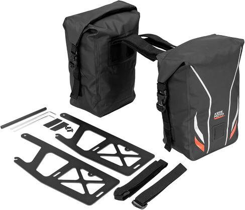 KEMIMOTO Motorcycle Saddlebags,Waterproof Luggage Bag with Surron support frame, Bike Panniers Compatible with Sur-Ron Light Bee X and S X160 X260, 12L in Saudi Arabia
