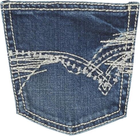 بنطلون جينز Wrangler Boys 20X Vintage Boot Cut، سوريل in Kuwait
