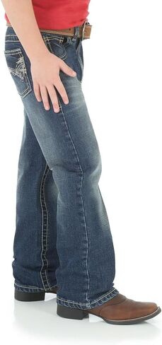بنطلون جينز Wrangler Boys 20X Vintage Boot Cut، سوريل in Kuwait
