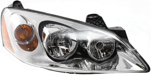 زوج تجميع المصابيح الأمامية Garage-Pro لسيارة Pontiac G6 2005-2010، هالوجين مع لمبة (مصابيح) سيدان، بدون حزمة CTF، يستبدل #20821144 20821143 in Saudi Arabia