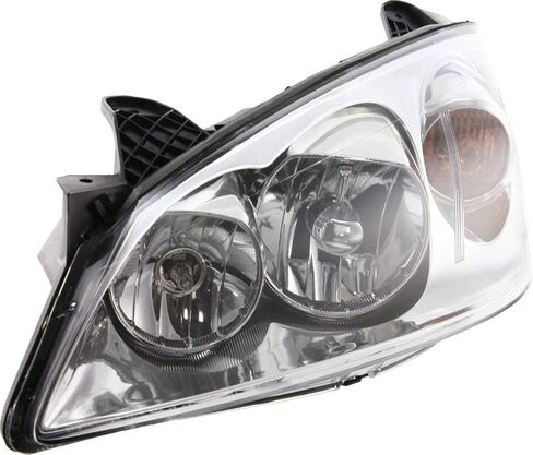 زوج تجميع المصابيح الأمامية Garage-Pro لسيارة Pontiac G6 2005-2010، هالوجين مع لمبة (مصابيح) سيدان، بدون حزمة CTF، يستبدل #20821144 20821143 in Saudi Arabia