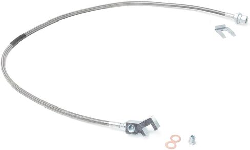 Rough Country Rear Stainless Brake Line for 1999-2004 Ford Super Duty - 89713 in Saudi Arabia