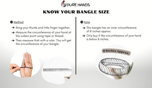 Pure Hands Set of 6 Handmade Slim Plain Brass Bangles – Polished Golden Finish Chunky Stackable Bracelets for Women – Minimalist Jewelry – Sunny Speckle Collection in Saudi Arabia