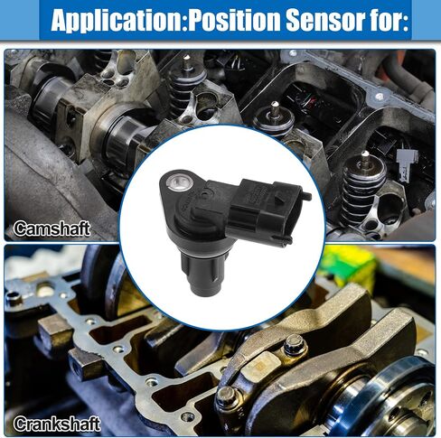 X AUTOHAUX 393502B030 39350-2B030 Car Camshaft Crankshaft Position Sensor for Accent for Elantra for Loniq for Kona for Tucson for Veloster for Forte in Saudi Arabia