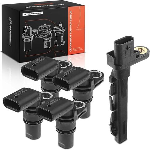 A-Premium 5-PC Engine Camshaft Crankshaft Position Sensor Compatible with Audi A4 Quattro 2009, Q5 2009-2010, Q7 2011-2015, A5 Quattro 2008-2009, A6 2010-2011, A8 Quattro 2011, RS5 2013-2015, S4, S5 in Saudi Arabia