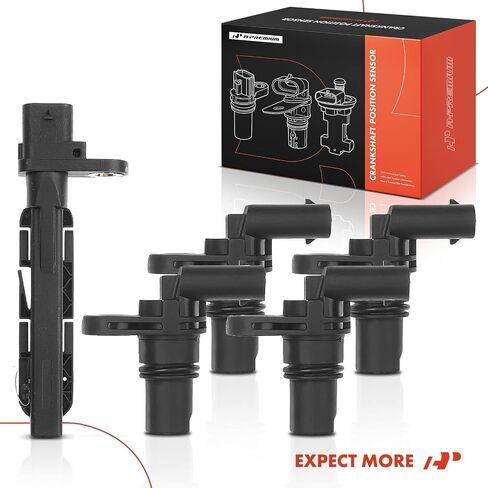 A-Premium 5-PC Engine Camshaft Crankshaft Position Sensor Compatible with Audi A4 Quattro 2009, Q5 2009-2010, Q7 2011-2015, A5 Quattro 2008-2009, A6 2010-2011, A8 Quattro 2011, RS5 2013-2015, S4, S5 in Saudi Arabia