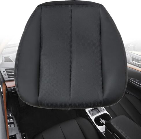NLQR Front Passenger Side Bottom Replacement Seat Cover Black Perforated Microfiber Leather Compatible with Subaru Outback 2010 2011 2012 2013 2014 in Saudi Arabia