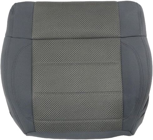 SecosAutoparts Driver Side Bottom Replacement Cloth Seat Cover Medium Slate Gray #E5DD Compatible with Jeep Wrangler Sahara Rubicon 2007 in Saudi Arabia