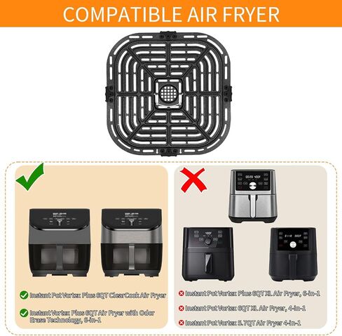 Air Fryer Rubber Bumpers for Nuwave Brio, 4 Pieces Reusable Replacement Heat Resistant Food Grade Air Fryer Silicone Rubber Feet Tabs Tips Parts Accessories for Nuwave Brio 6 IN 1 8QT 7 IN 1 7.25 QT in Saudi Arabia