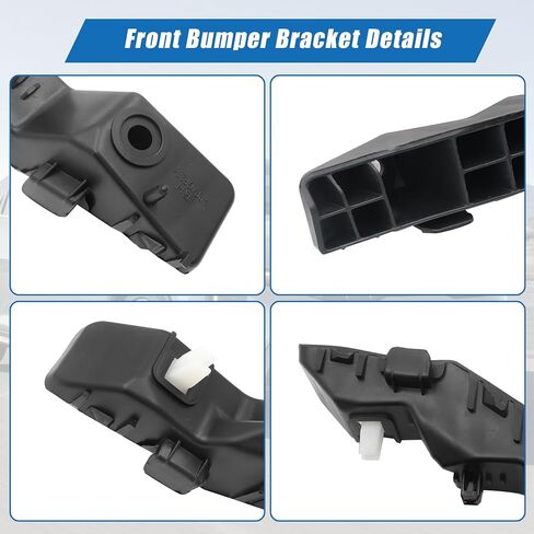 XQSMWF 2Pcs Front Bumper Bracket Compatible with Kia Soul 2020 2021 2022 2023 2024# 86551-K0000 86552-K0000 Driver and Passenger Side Bumper Bracket Mounting Upper in Saudi Arabia
