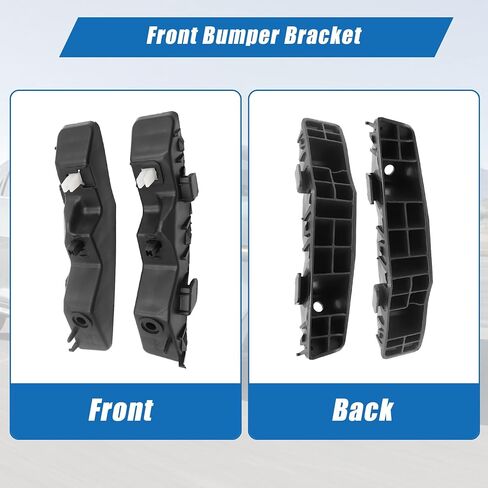 XQSMWF 2Pcs Front Bumper Bracket Compatible with Kia Soul 2020 2021 2022 2023 2024# 86551-K0000 86552-K0000 Driver and Passenger Side Bumper Bracket Mounting Upper in Saudi Arabia