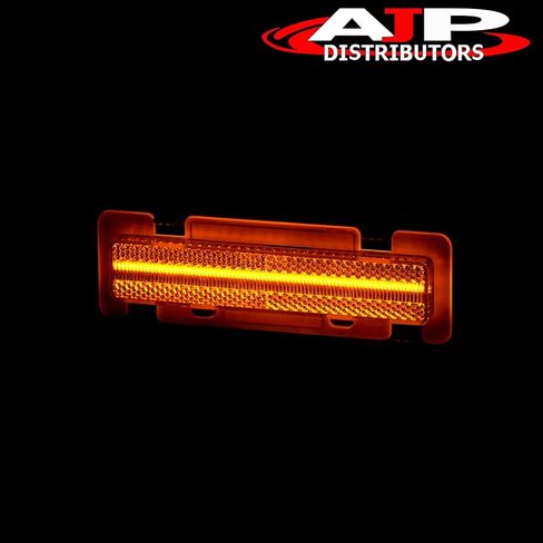AJP Distributors Clear Amber LED Side Markers Front Fender Lights Signal Lamps Compatible/Replacement For Chevrolet Chevy Camaro Pontiac Firebird 1982 1983 1984 1985 1986 1987 1988 1989 1990 1991 1992 in Kuwait