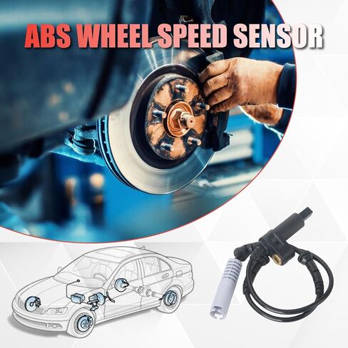 ALS447 مستشعر سرعة العجلات الأمامية ABS متوافق مع 328i 323i 1999-2000 M3 2001-2003 328Ci 323Ci 2000 325Ci 325i 330i 2001 in Saudi Arabia