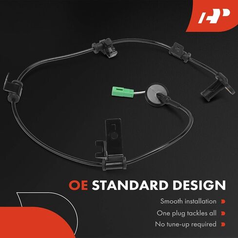 A-Premium 2PCS Rear ABS Wheel Speed Sensor Compatible with Mazda Tribute 2008 2009 2010 2011, 2.3L 2.5L 3.0L, 4-Wheel ABS - Driver or Passenger Side in Saudi Arabia