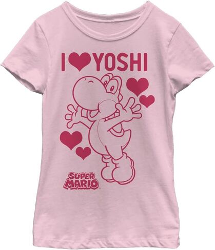 تي شيرت فتاة نينتندو Loving You Yosh، وردي، مقاس متوسط in Saudi Arabia