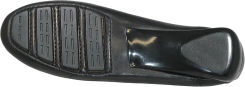 ROBERT ZUR Women's 'Petra' Black Woven Plug Moccasin in Saudi Arabia