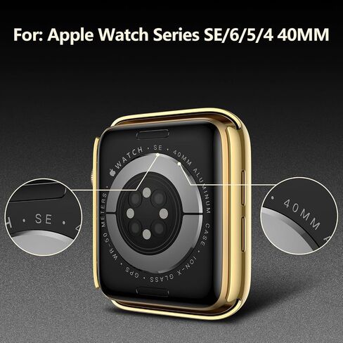 [2 عبوة] حالة Julk مقاومة للماء لـ Apple Watch 10 (2024) 46 مم مع واقي شاشة زجاجي مقسى ، وزير حراسة نحيف مع زجاج عالي الدقة ، وغطاء واقعي للكمبيوتر الشخصي لسلسلة IWatch 10 46 مم ، أسود in Kuwait