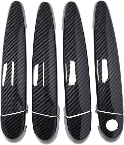 NewYall Front Rear Left and Right Carbon Fiber Exterior Door Handle Cover Trim for BMW E87 E90 E91 E92 E93 F30 X1 X2 X3 X4 X5 X6 in Saudi Arabia