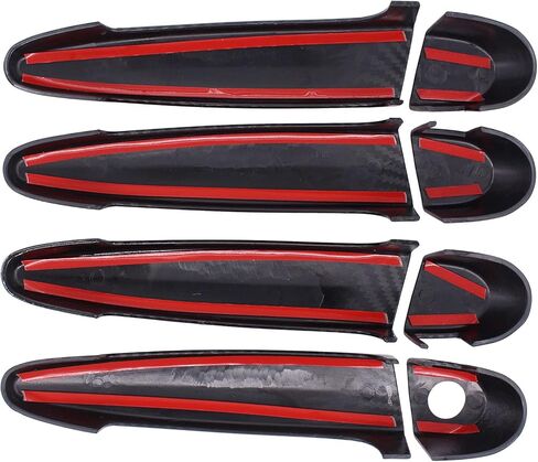 NewYall Front Rear Left and Right Carbon Fiber Exterior Door Handle Cover Trim for BMW E87 E90 E91 E92 E93 F30 X1 X2 X3 X4 X5 X6 in Saudi Arabia