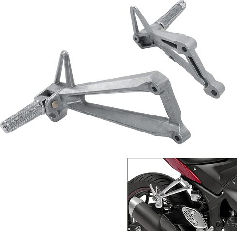 TCMT Rear Passenger Footpegs Footrest Bracket Fit For Yamaha YZF R3 2015-2025 MT03 2016-2025 in Saudi Arabia