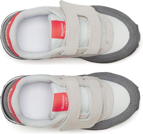 حذاء رياضي Saucony Originals Jazz Hook & Loop (طفل صغير/طفل صغير)، رمادي/كحلي/أخضر، 11 US للجنسين in Saudi Arabia