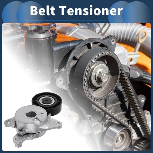Belt Tensioner Drive Belt Tensioner Pulley Assembly for Toyota Corolla/Axio 1NZFE 2012-2015 No.1662021010 Metal 1 Pc in Saudi Arabia