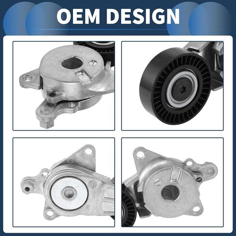 Belt Tensioner Drive Belt Tensioner Pulley Assembly for Toyota Corolla/Axio 1NZFE 2012-2015 No.1662021010 Metal 1 Pc in Saudi Arabia