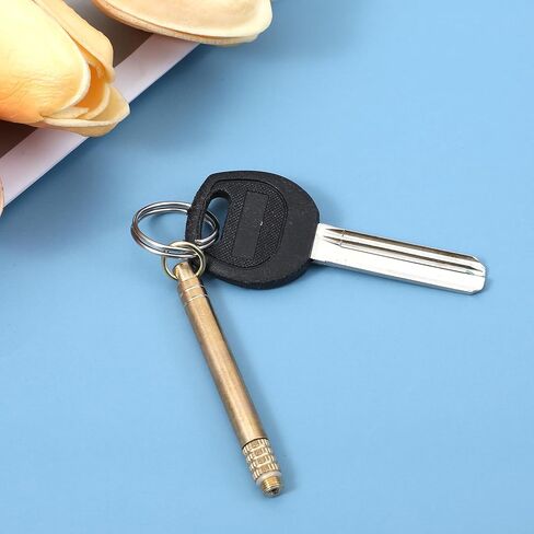 3 Pcs Metal Ear Cleaner, Folding Type Ear Wax Scooper, Portable Ear Pick, Brass Earpick with Keyring, Premium Ear Spoon Wax Remover in Kuwait