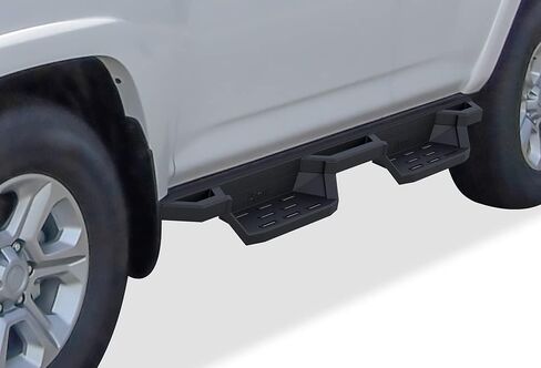 APS Stainless Steel 6.5in Nerf Bars Pocket Steps Square Tube Rocker Guards Compatible with Toyota 4Runner SR5 14-24 in Saudi Arabia