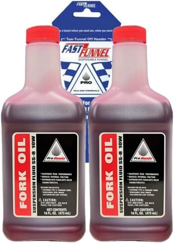 OEM Fork Oil Suspension Fluid SS-8 (2 Pack) for Honda CRF150F CRF230F CRF230L CRF230M in Saudi Arabia