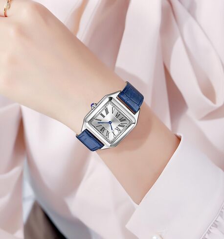 BESTKANG Fashion Retro Square Watches for Women Classic Roman Numeral Analog Quartz Wrist Watch in Saudi Arabia