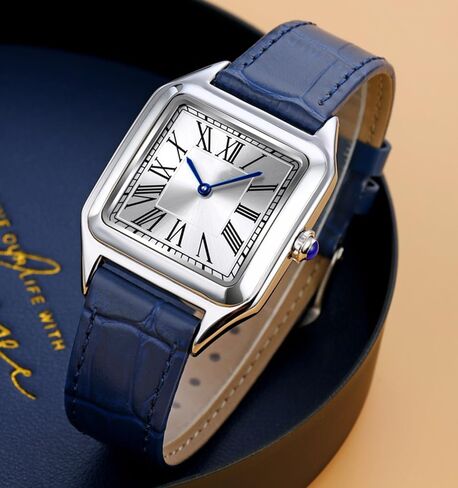 BESTKANG Fashion Retro Square Watches for Women Classic Roman Numeral Analog Quartz Wrist Watch in Saudi Arabia