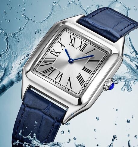 BESTKANG Fashion Retro Square Watches for Women Classic Roman Numeral Analog Quartz Wrist Watch in Saudi Arabia