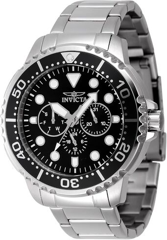 Invicta Pro Diver Men 48mm Stainless Steel Steel Black dial VH63 Quartz in Saudi Arabia