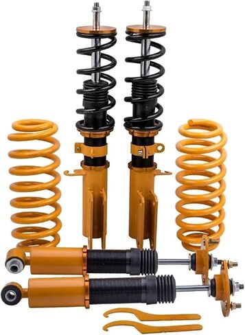 Air Shocks to Coil Spring Coilover Lowering Kit Compatible with BMW X5 E53 2000-2006 Strut Assembly Coilovers Shocks Springs for Adj. Height in Saudi Arabia
