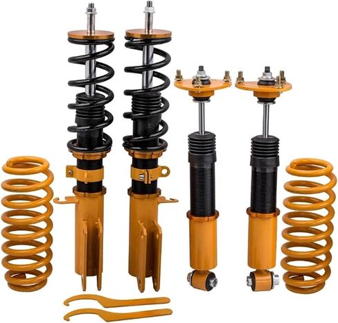 Air Shocks to Coil Spring Coilover Lowering Kit Compatible with BMW X5 E53 2000-2006 Strut Assembly Coilovers Shocks Springs for Adj. Height in Saudi Arabia