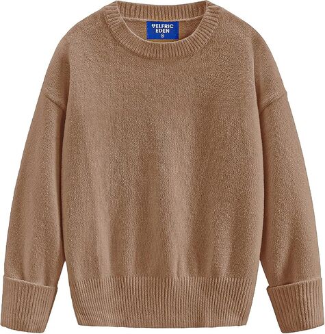 Aelfric Eden Women Oversized Basic Sweaters Vintage Crewneck Long Sleeves Knit 2025 Pullover Sweater Tops in Saudi Arabia