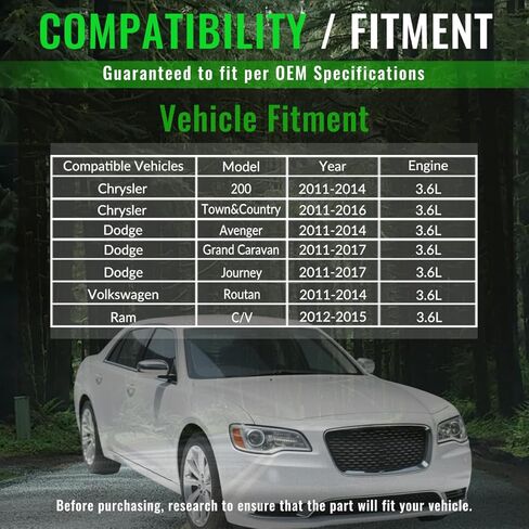 Catalytic Converter Compatible With Chrysler Town Country 2011-2015 3.6L(OEM/OBD-Ⅱ Replacement Catalytic Convertor) in Kuwait