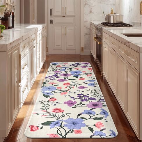 Laundry Room Rug Runner 20x47inch Non Slip Black Laundry Mats for Laundry Room Decor Washable Floor Laundry Rug for Laundry Room, Mudroom, Kitchen, Washroom, Bathroom in Saudi Arabia