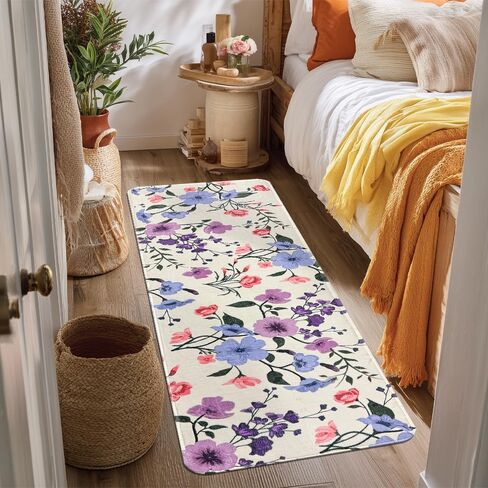 Laundry Room Rug Runner 20x47inch Non Slip Black Laundry Mats for Laundry Room Decor Washable Floor Laundry Rug for Laundry Room, Mudroom, Kitchen, Washroom, Bathroom in Saudi Arabia