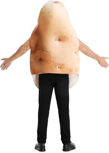Seasons Halloween Potato Costume Cosplay for Adult, Funny Vegetable Dress Up Outfit, One Size in Saudi Arabia