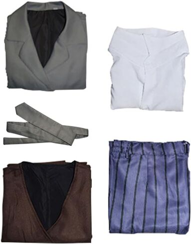 Costume Outfit Uniform Grey Tailcoat Blazer Suit Full Set in Saudi Arabia