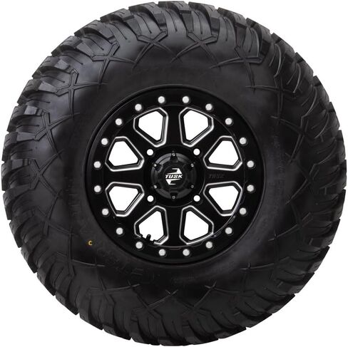 (4 Pack) 4/156 Tusk Uinta Beadlock Wheel 15x7 4.0 + 3.0 Milled/Black For POLARIS RZR XP 1000 Desert Edition 2015 in Saudi Arabia