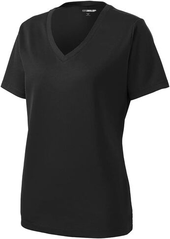 Joe's USA Ladies Moisture Wicking RacerMesh V-Neck Tees Sizes XS-4XL in Saudi Arabia
