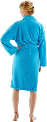 BC BARE COTTON Personalized Robe - Microfiber Plush Fleece Shawl Bathrobe in Kuwait